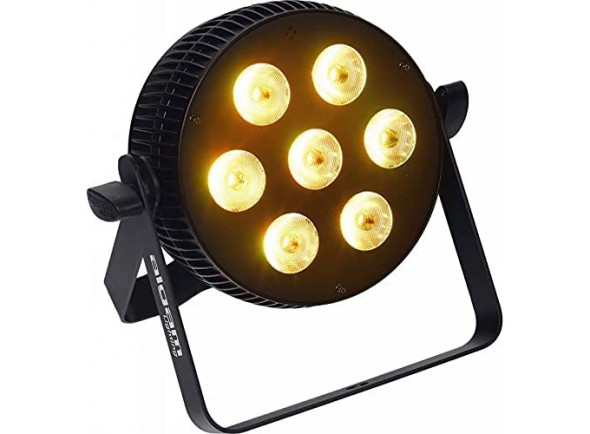 Algam Lighting Foco Projector LED 7x10W 4 em 1 RGBW Slim Algam Lighting Foco Projector LED 7x10W 4 em 1 RGBW Slim
